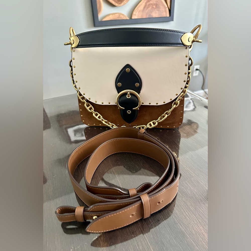 Coach Beat Colorblock with Rivets NWT!